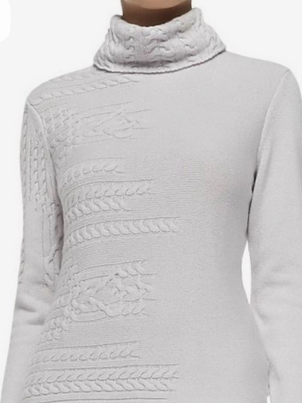 Lafayette 148 New York Cashmere Turtleneck Sweater - Sz L